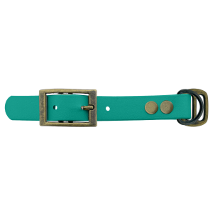 Biothane adattatore 19MM Teal/Antiquariato Bronzo