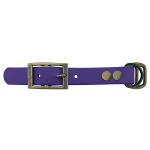 Biothane adapter 19MM Violet/Bronzo antico