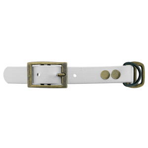Biothane adapter 19MM Wit/Bronzo antico Biothane adapter 19MM Wit/Bronzo antico