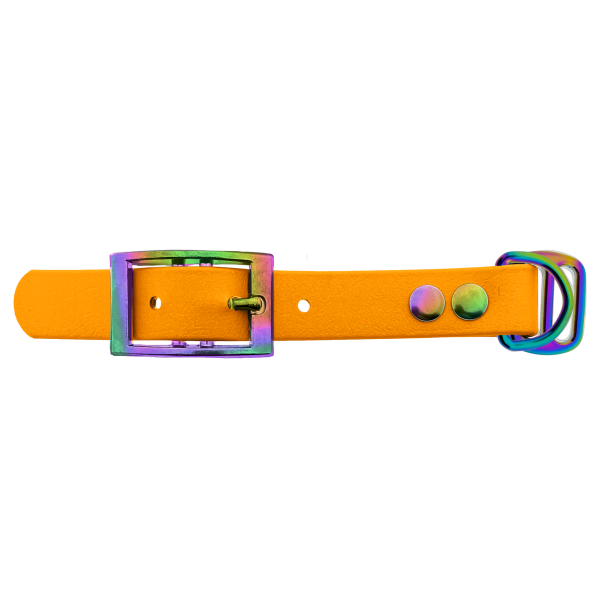 Biothane adapter 19MM Peach/Neo-Chrome