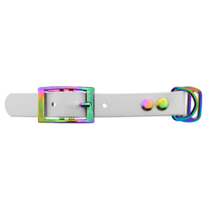 Biothane adapter 19MM Wit/Neo-Chrome Biothane adapter 19MM Wit/Neo-Chrome