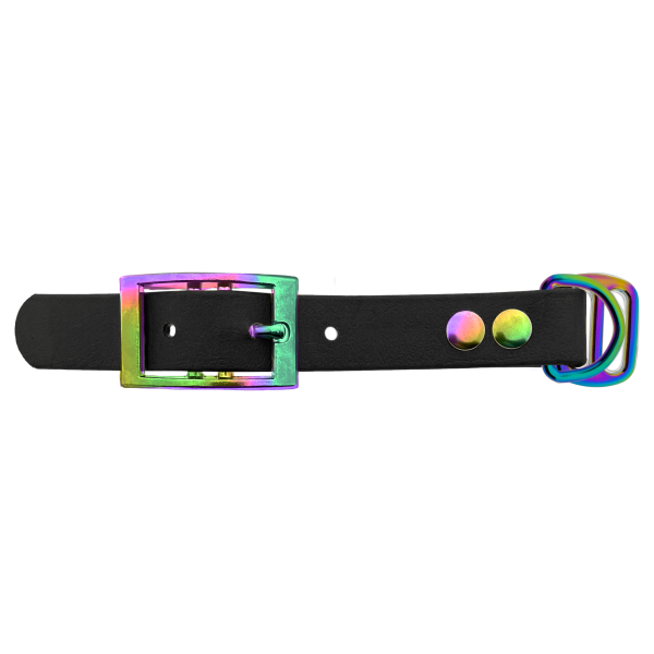 Biothane adattatore 19MM Nero/Neo-Chrome