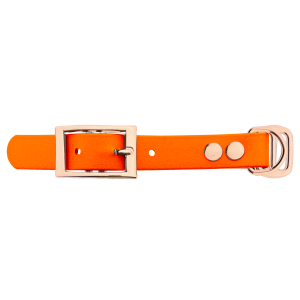 Biothane adattatore 19MM Arancione/Rose Oro Biothane adattatore 19MM Arancione/Rose Oro