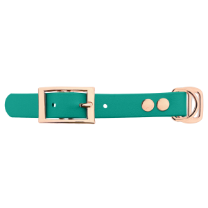 Biothane adattatore 19MM Teal/Rose Oro Biothane adattatore 19MM Teal/Rose Oro