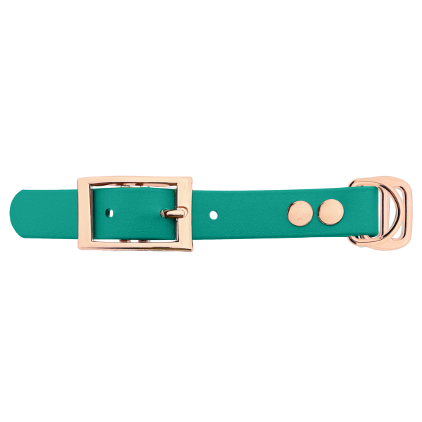 Biothane adattatore 19MM Teal/Rose Oro