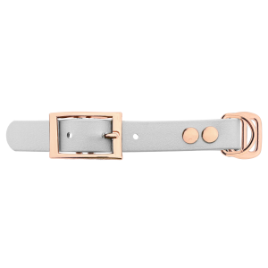 Biothane adapter 19MM Wit/Oro rosa Biothane adapter 19MM Wit/Oro rosa