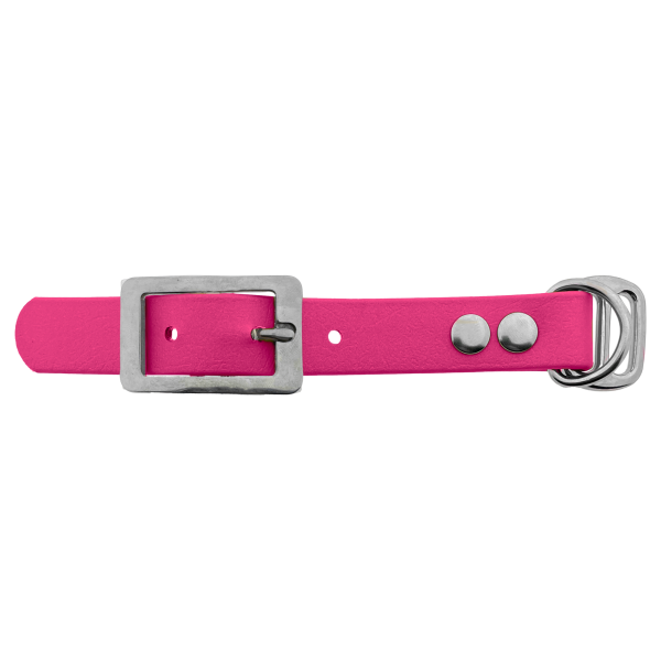 Biothane adapter 19MM Passion Roze/RVS Biothane adapter 19MM Passion Roze/RVS