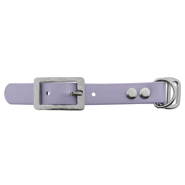 Biothane adapter 19MM Pastel Paars/RVS Biothane adapter 19MM Pastel Paars/RVS