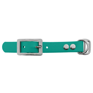 Biothane adapter 19MM Teal/RVS Biothane adapter 19MM Teal/RVS