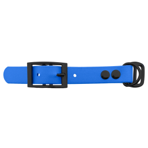 Biothane adapter 19MM Lichtblauw/Zwart Biothane adapter 19MM Lichtblauw/Zwart