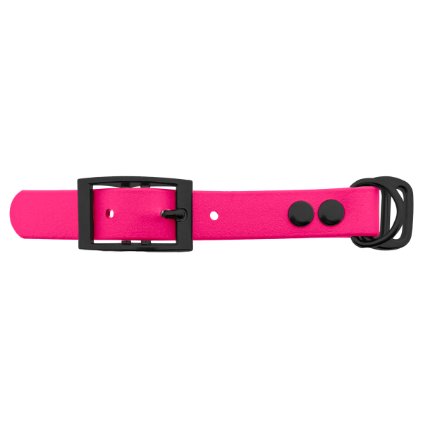 Biothane adattatore 19MM Neon Rosa/Nero Biothane adattatore 19MM Neon Rosa/Nero