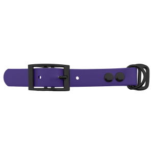 Biothane adapter 19MM Violet/Zwart