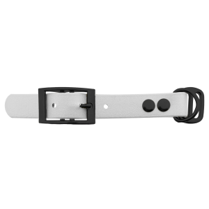 Biothane adapter 19MM Wit/Zwart Biothane adapter 19MM Wit/Zwart