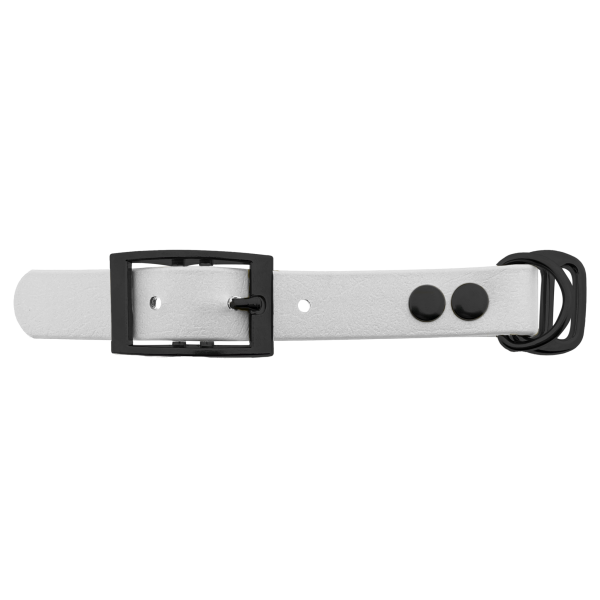Biothane adapter 19MM Wit/Zwart Biothane adapter 19MM Wit/Zwart