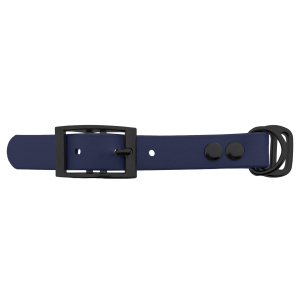 Biothane adapter 19MM Navy blauw/Zwart Biothane adapter 19MM Navy blauw/Zwart