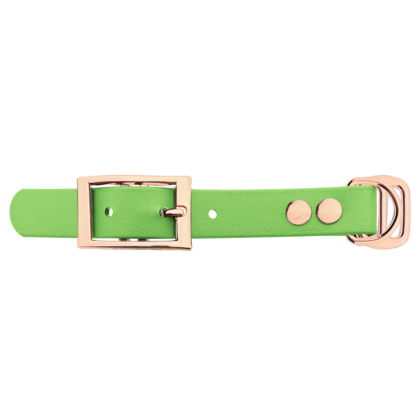 Biothane adapter 19MM Appel groen/Oro rosa