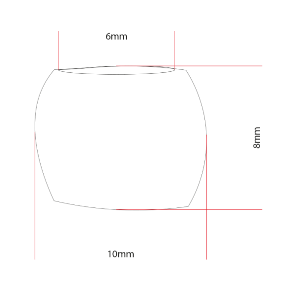 Kraal Hondenpoot rond Blackline Kraal Hondenpoot rond Blackline