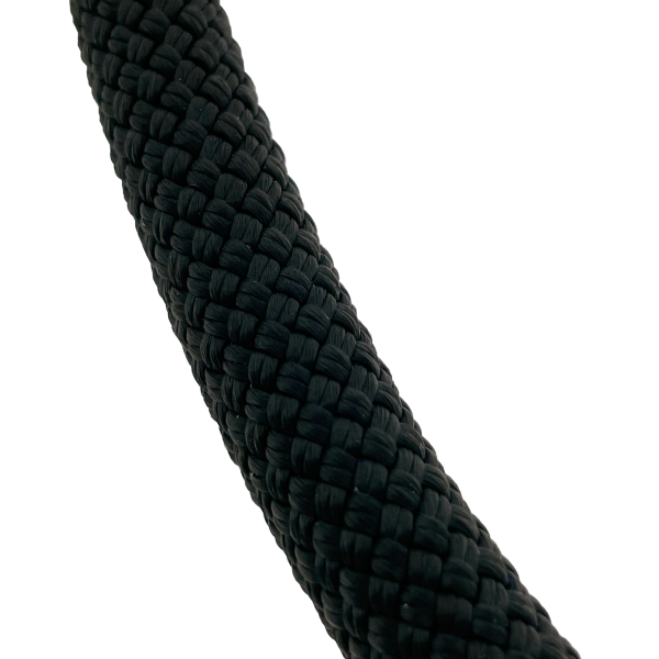 10MM Nylon Hondenlijn Zwart Premium
