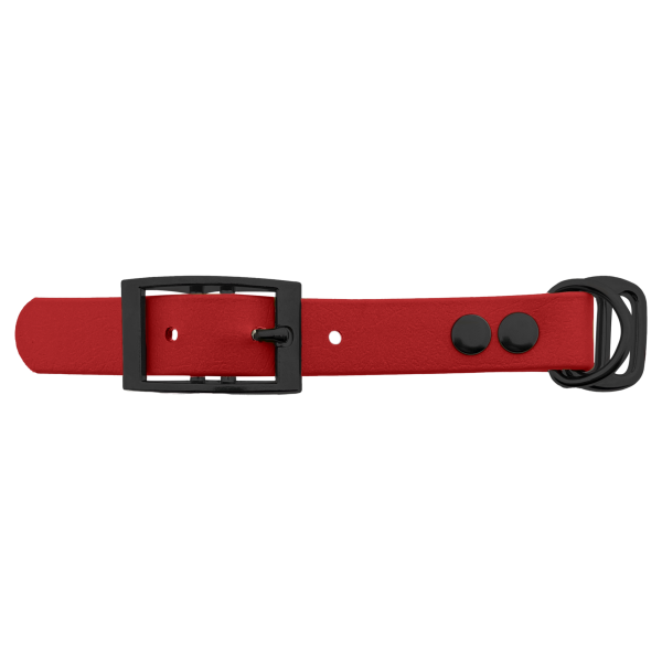 Biothane adattatore 19MM Rosso/Nero Biothane adattatore 19MM Rosso/Nero