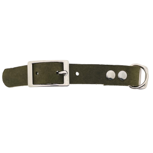 Vetleder adapter 19MM Military olive/RVS