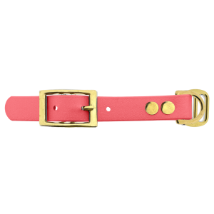 Biothane adapter 19MM Coral/ottone