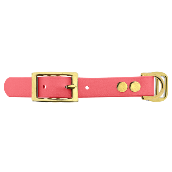 Biothane adattatore 19MM Coral/Ottone