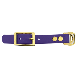 Biothane adapter 19MM Violet/ottone