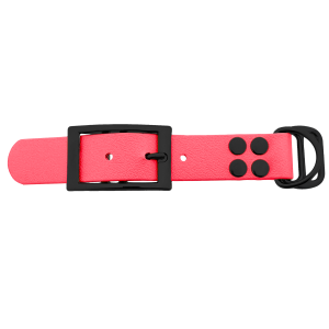 Biothane adattatore 25MM Coral/Nero Biothane adattatore 25MM Coral/Nero