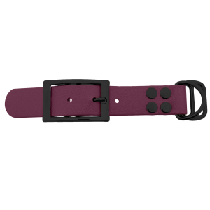 Biothane adattatore 25MM vino Rosso/Nero Biothane adattatore 25MM vino Rosso/Nero
