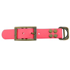 Biothane adattatore 25MM Coral/Antiquariato Bronzo Biothane adattatore 25MM Coral/Antiquariato Bronzo