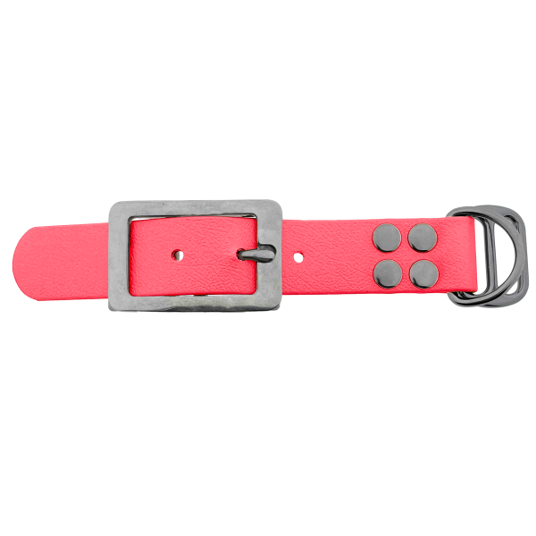 Biothane adapter 25mm Coral/RVS Biothane adapter 25mm Coral/RVS
