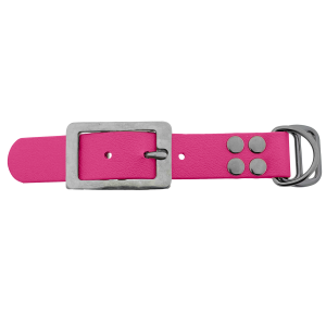 Biothane adapter 25mm Passion Roze/RVS