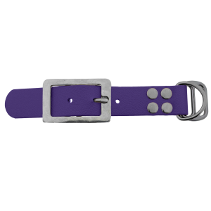 Biothane adattatore 25MM Violet/Acciaio inox Biothane adattatore 25MM Violet/Acciaio inox