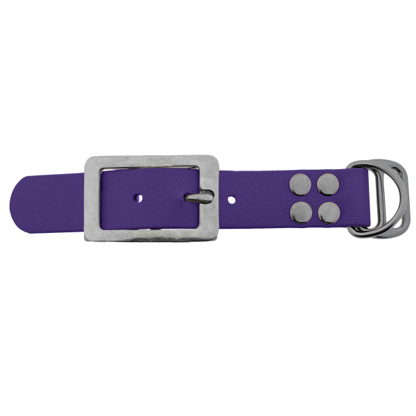 Biothane adattatore 25MM Violet/Acciaio inox Biothane adattatore 25MM Violet/Acciaio inox