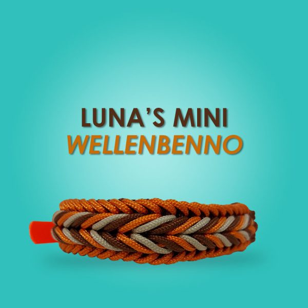Luna's Mini Wellenbenno halsband - DIY set Luna's Mini Wellenbenno halsband - DIY set