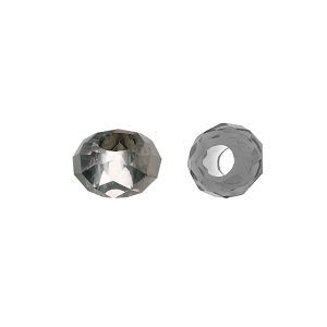 Paracord kraal 14X8MM spacer Glas Grijs Paracord kraal 14X8MM spacer Glas Grijs