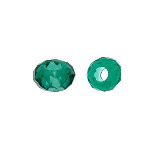 Paracord kraal 14X8MM spacer Glas Groen Paracord kraal 14X8MM spacer Glas Groen