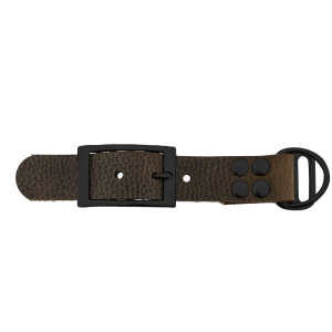 pelle di bufalo adattatore 25MM motivo Marrone/Nero pelle di bufalo adattatore 25MM motivo Marrone/Nero