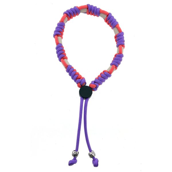DIY anti-tick collare Amethyst/Coral
