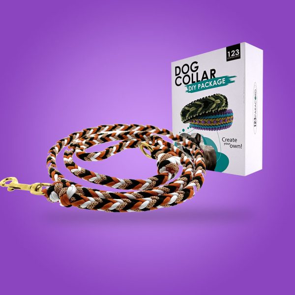 Luna's Crossed Colours guinzaglio per cani - DIY set