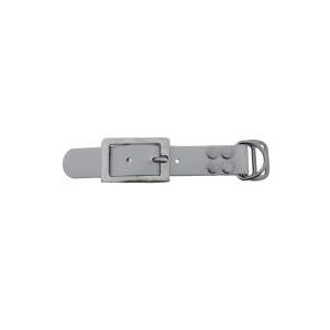 Biothane adapter 25MM Argento/RVS Biothane adapter 25MM Argento/RVS