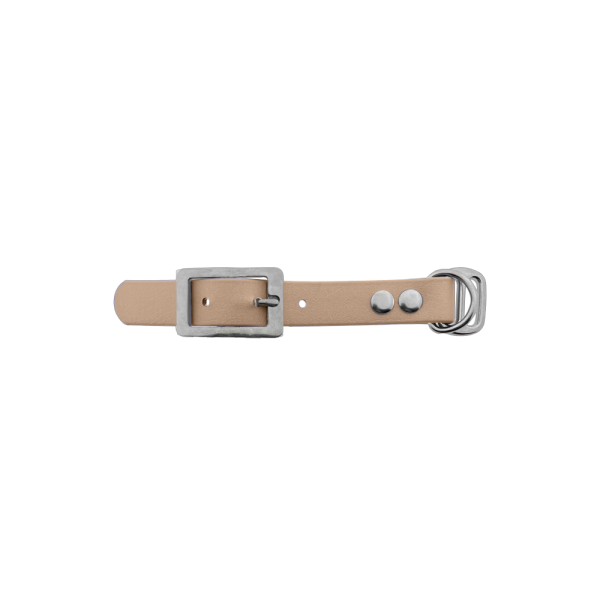Biothane adattatore 19MM Powder Tan/Acciaio inox