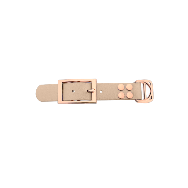 Biothane adattatore 25MM Powder Tan/Rose Oro