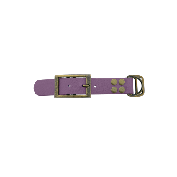 Biothane adattatore 25MM Marvelous Mauve/Antiquariato Bronzo Biothane adattatore 25MM Marvelous Mauve/Antiquariato Bronzo