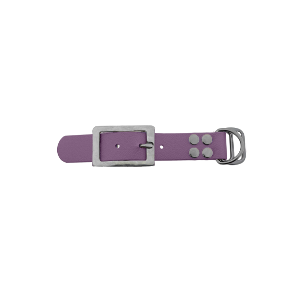 Biothane adapter 25MM Marvelous Mauve/RVS