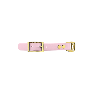 Biothane adapter 19MM Dusty Pink/ottone