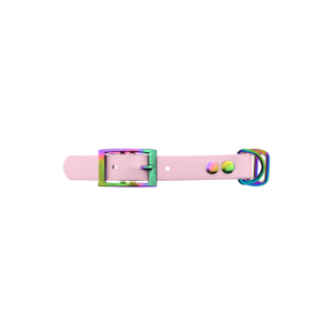 Biothane adapter 19MM Dusty Pink/Neo-Chrome Biothane adapter 19MM Dusty Pink/Neo-Chrome