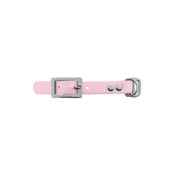 Biothane adapter 19MM Dusty Pink/RVS