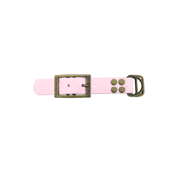 Biothane adattatore 25MM Dusty Pink/Antiquariato Bronzo Biothane adattatore 25MM Dusty Pink/Antiquariato Bronzo