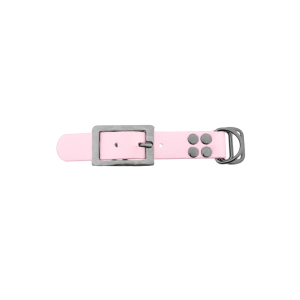 Biothane adapter 25MM Dusty Pink/RVS